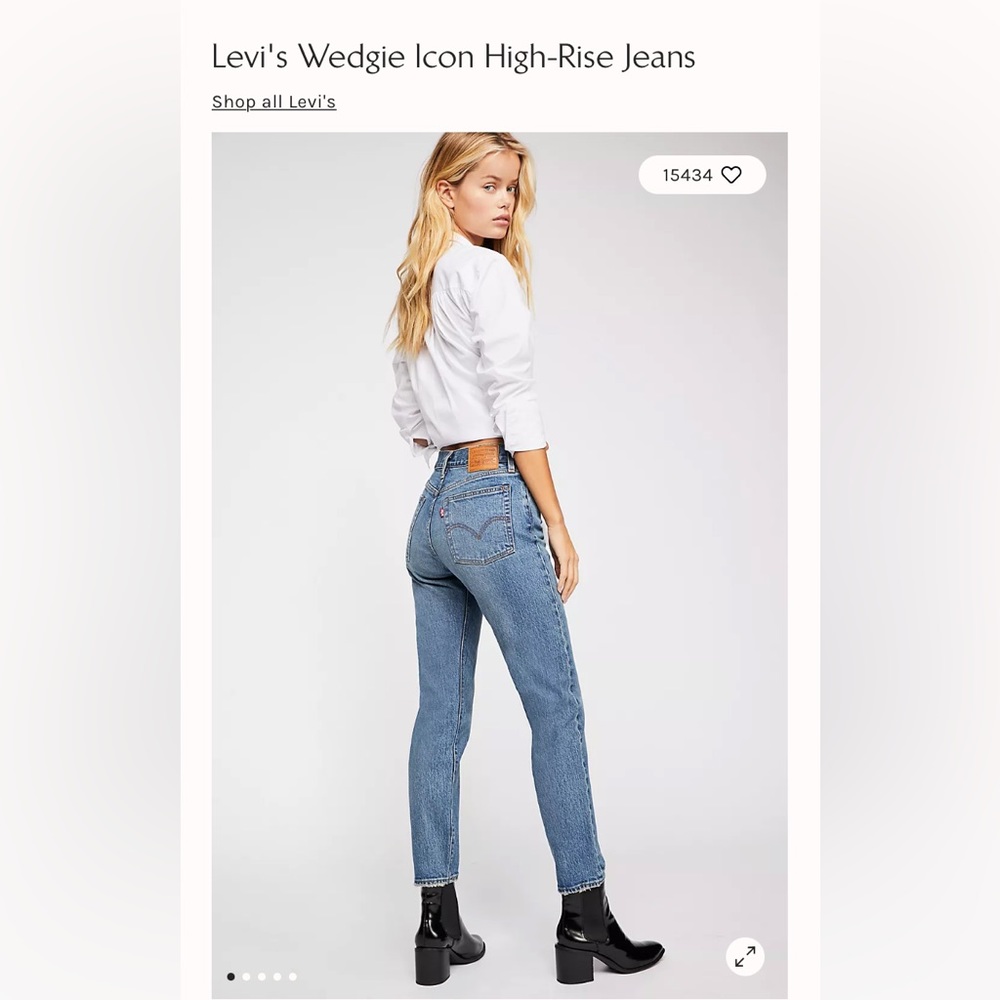 Levi’s Wedgie Icon High Rise Jeans